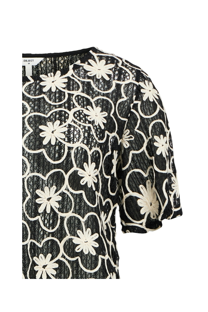 OBJCALLA S/S RE TOP 138 23047023 BLACK/SANDSHELL